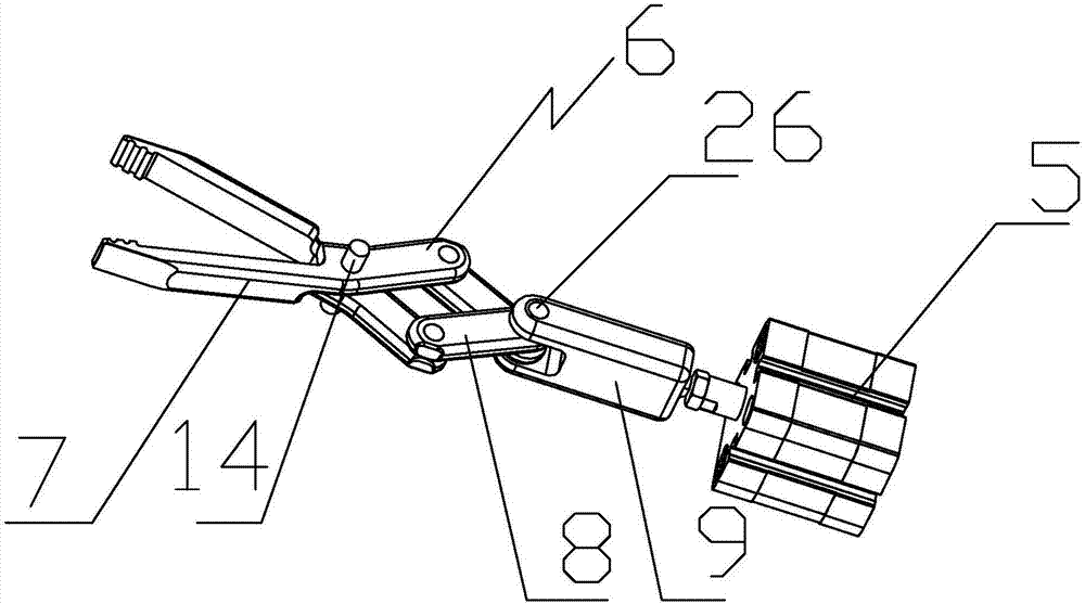 Clamp used for blowing mold