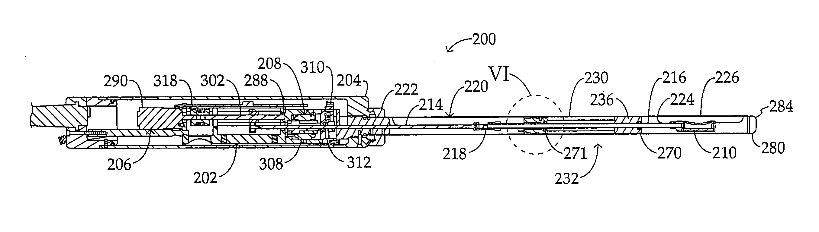 HIFU treatment probe