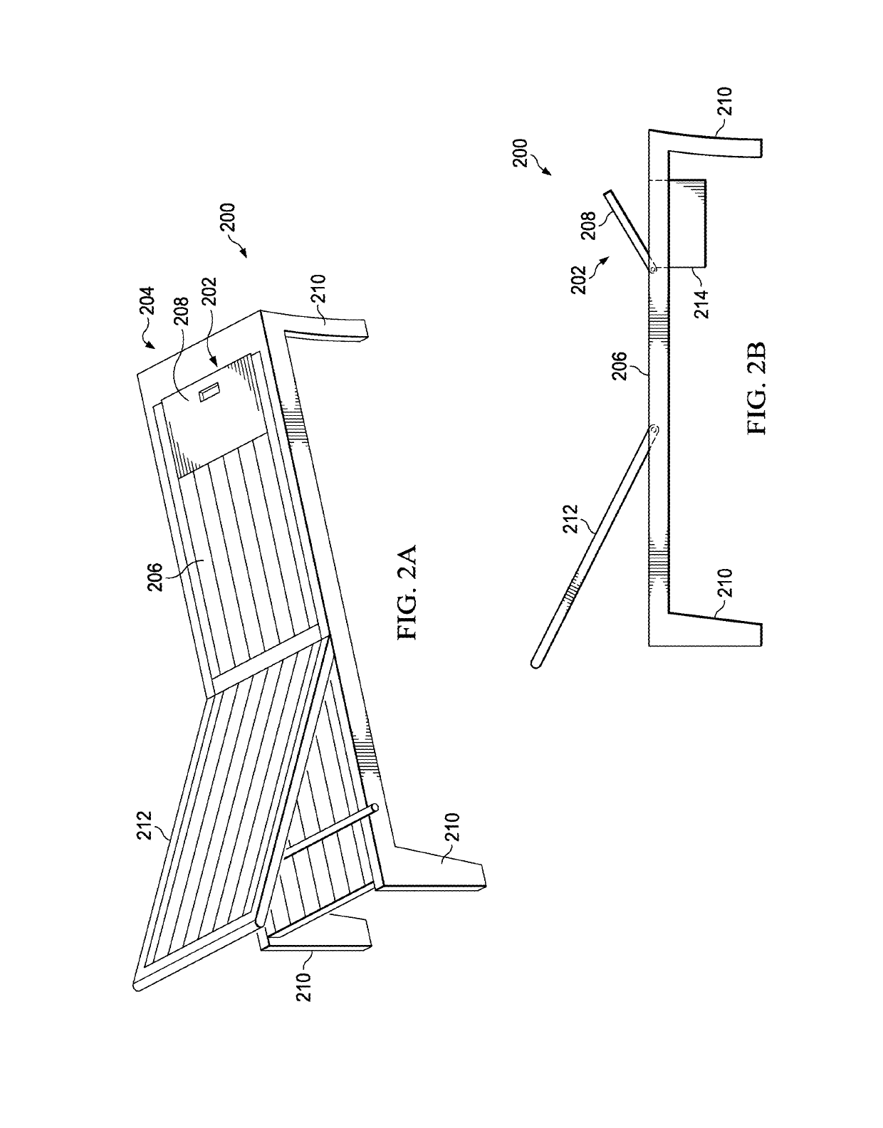 Outdoor chaise lounge with integrated lock-box and communications system