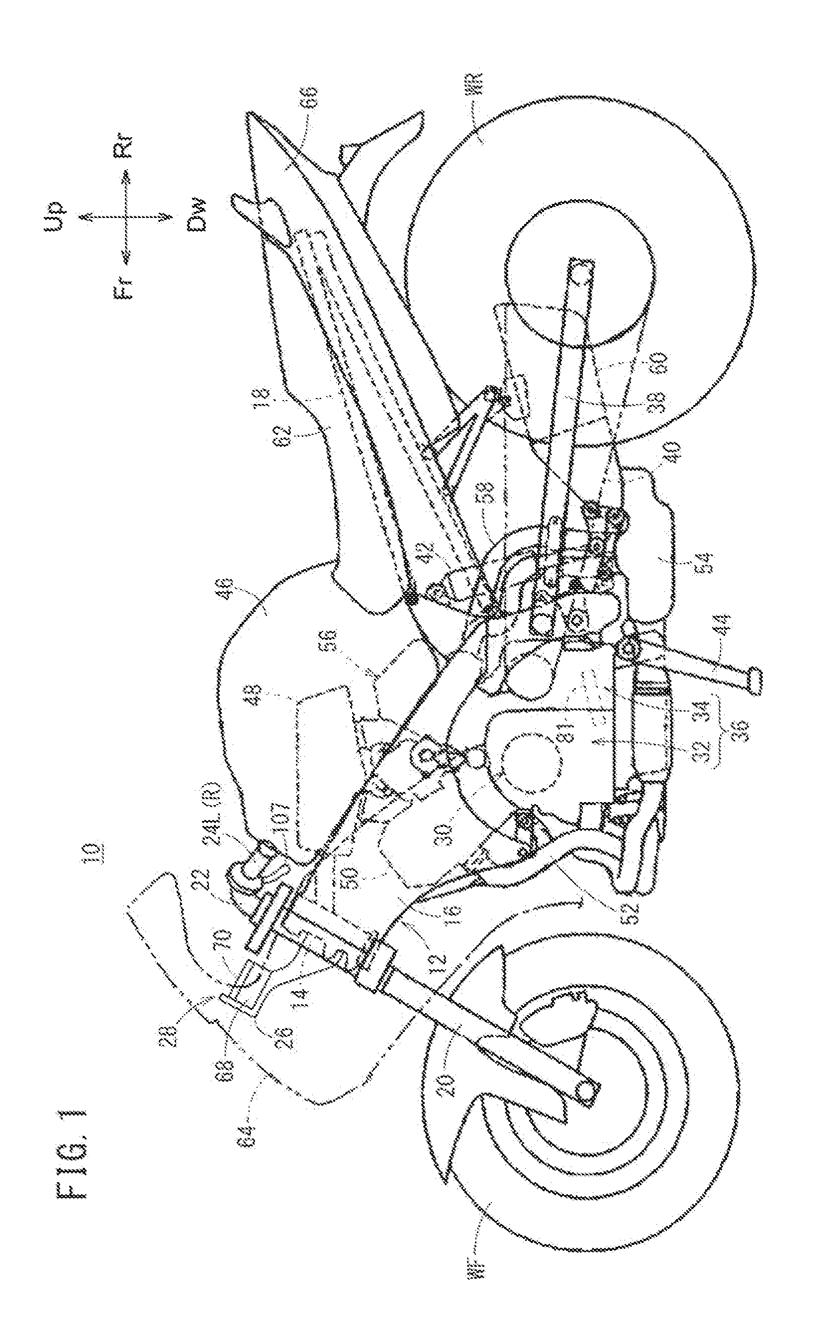 Liquid crystal display device, motorcycle including same, and method of using same