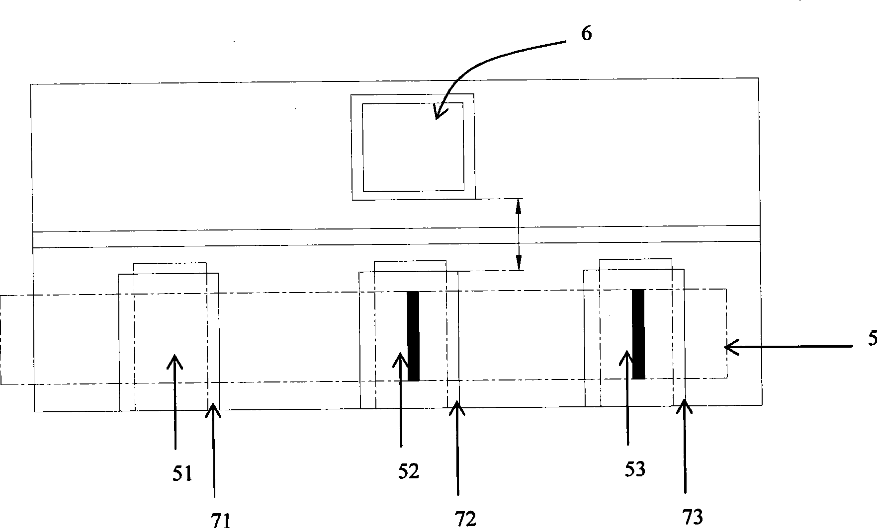 Optical analysis reading device