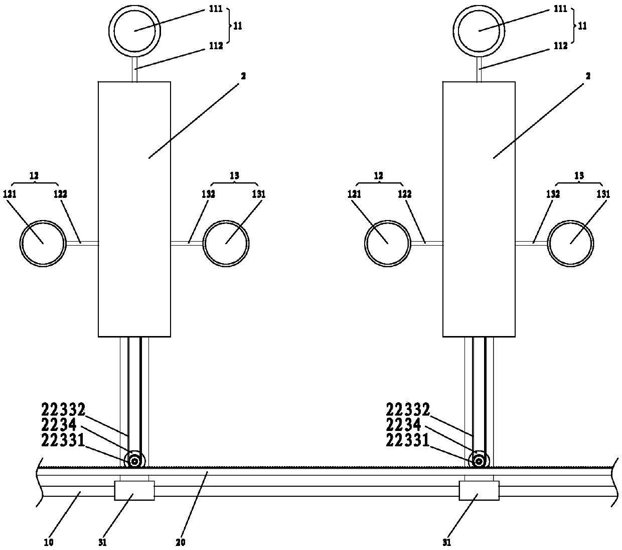 Multiple-oriented intelligent control training target