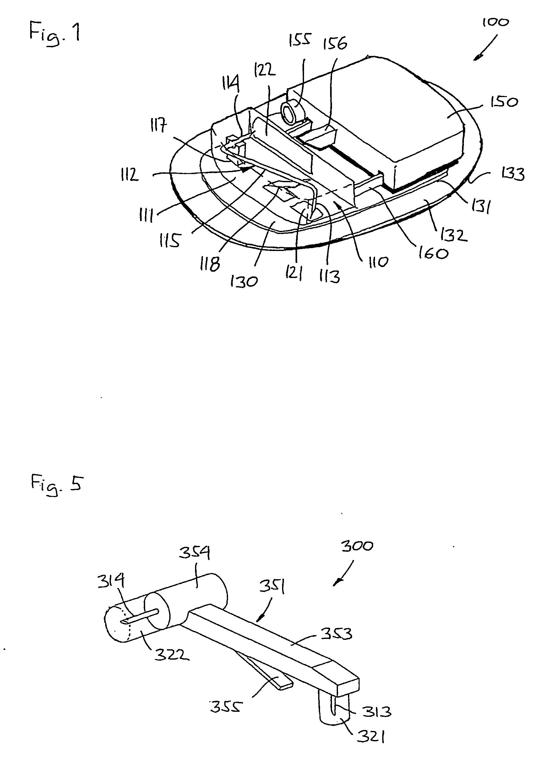 Portable drug delivery device having an encapsulated needle