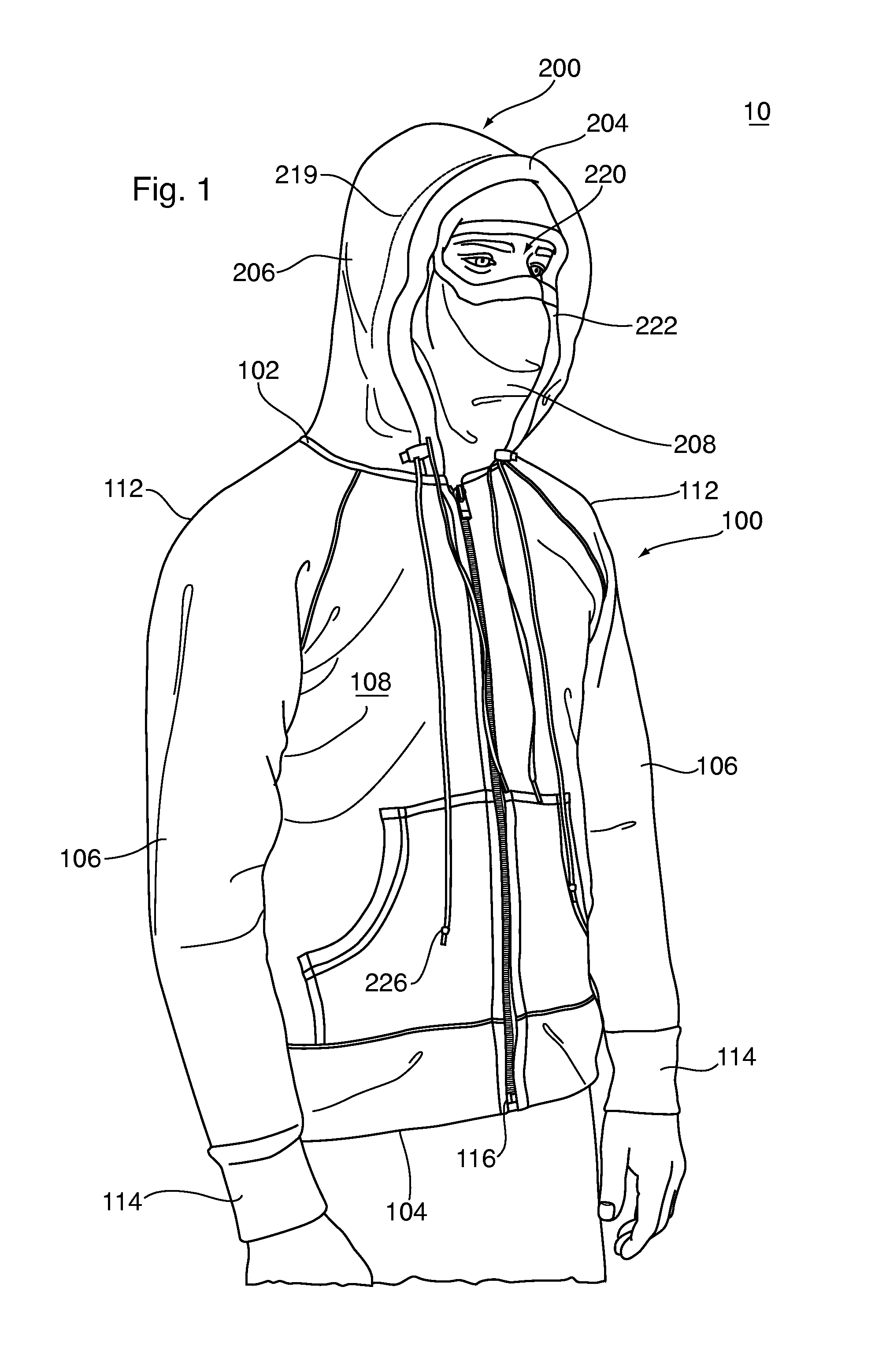 Convertible head and face covering