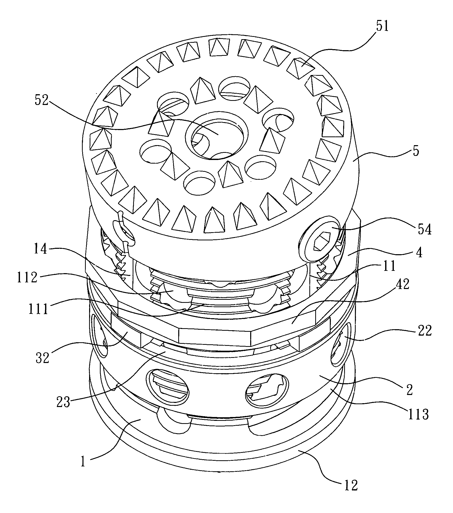 Adjustable vertebral spacer for artificial vertebrae