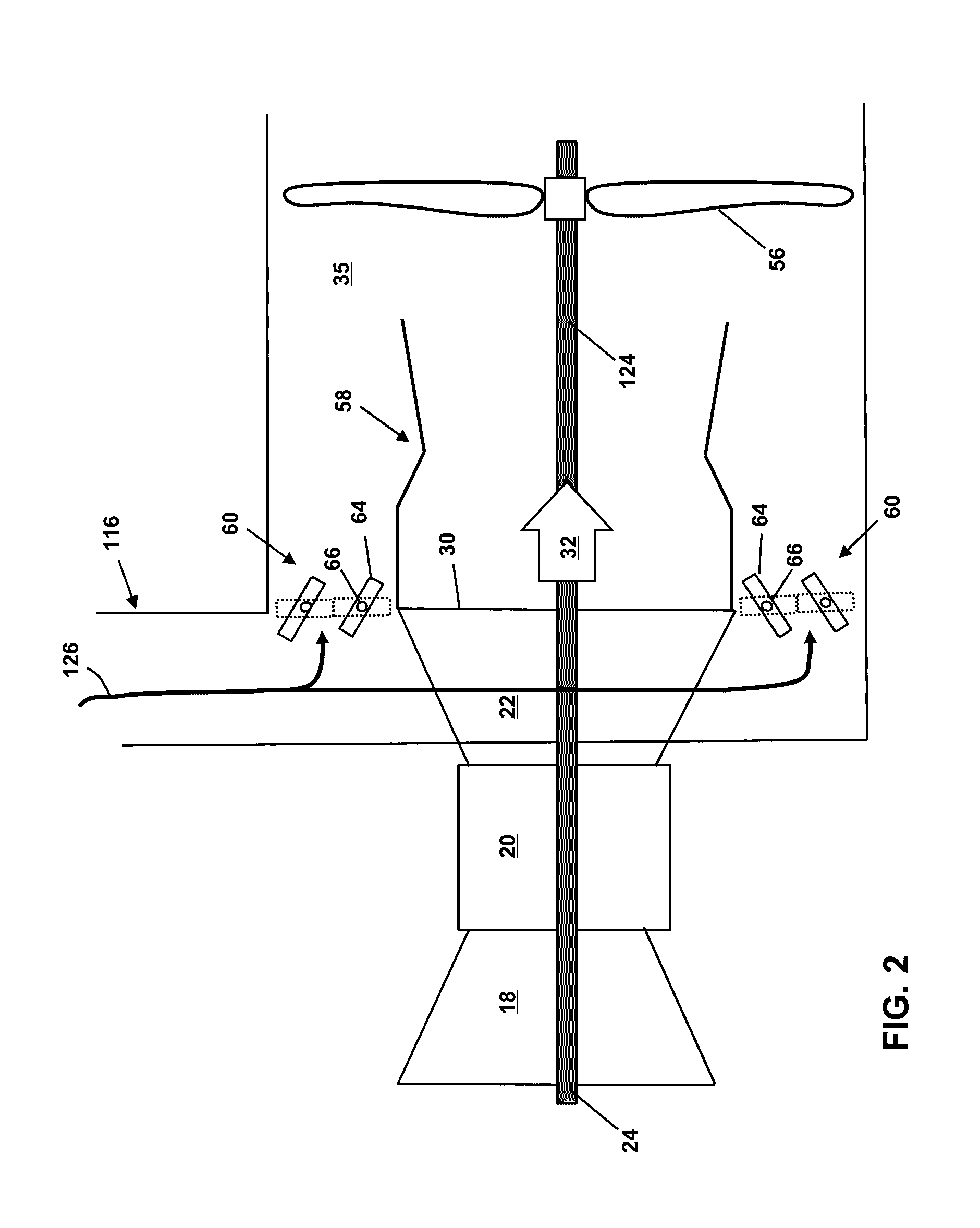 Power generation system exhaust cooling