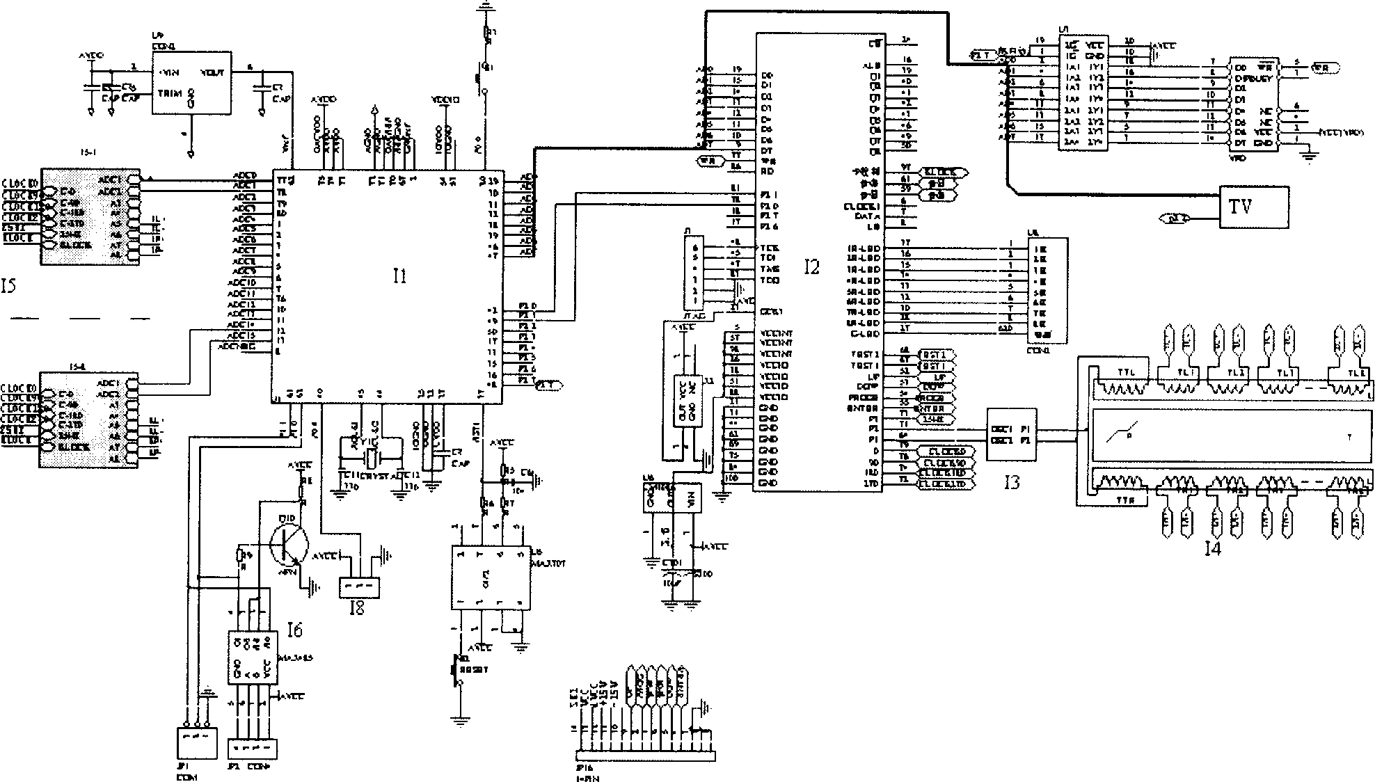 Through type metal detecting system