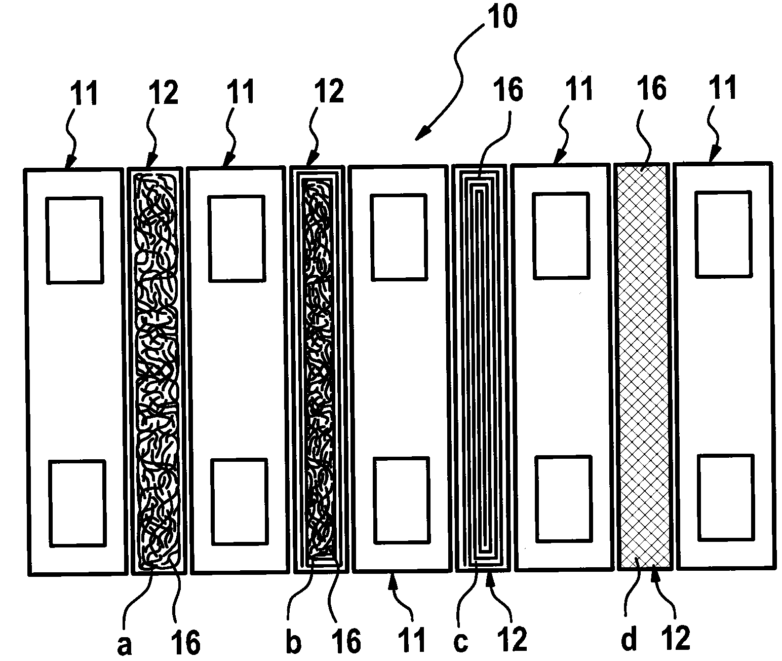 Battery module comprising a battery cell stack made of at least two battery cells having passive climate control, and motor vehicle