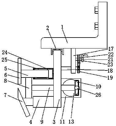 Aerated concrete dicing waste removing device