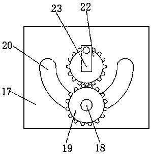 Aerated concrete dicing waste removing device