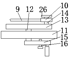 Aerated concrete dicing waste removing device