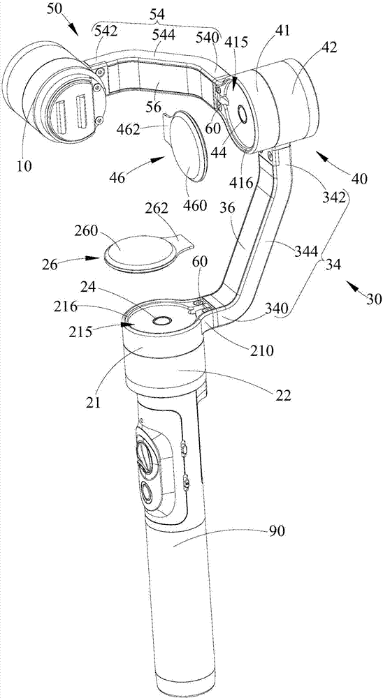 Three-axis holder device