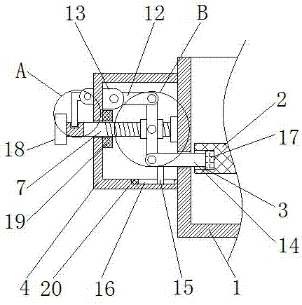 Rice screening machine convenient to disassemble screen