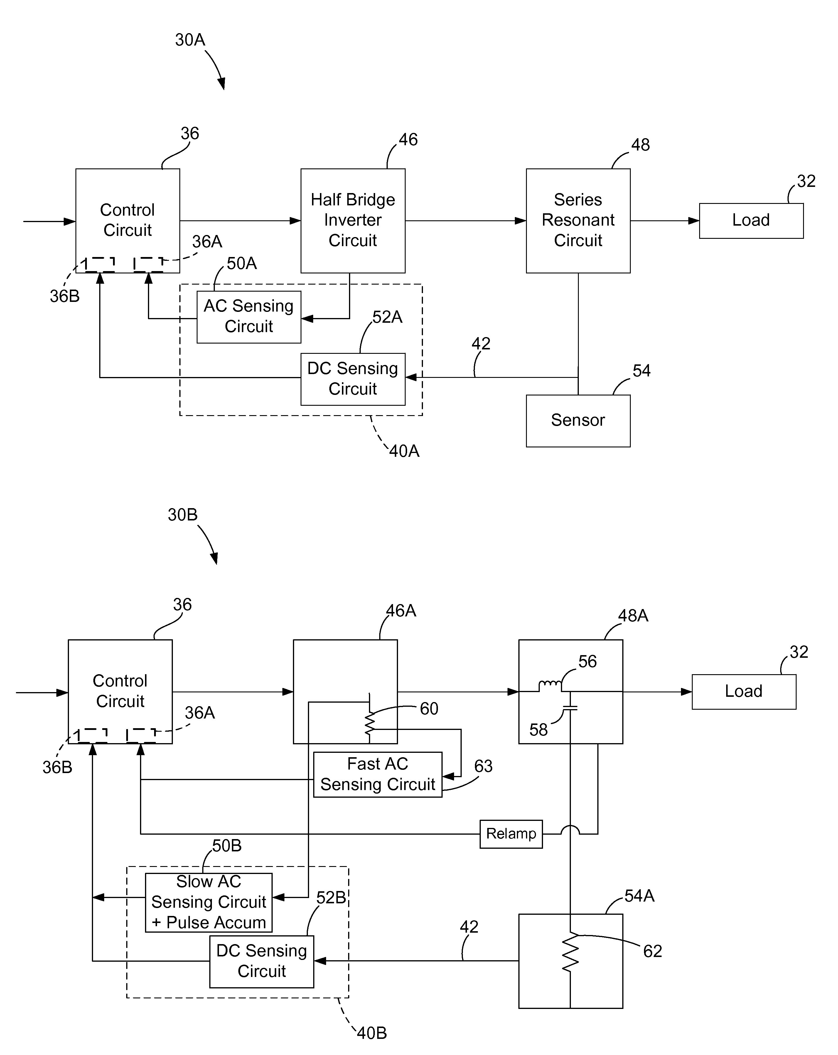 Ballasts for fluorescent lamps