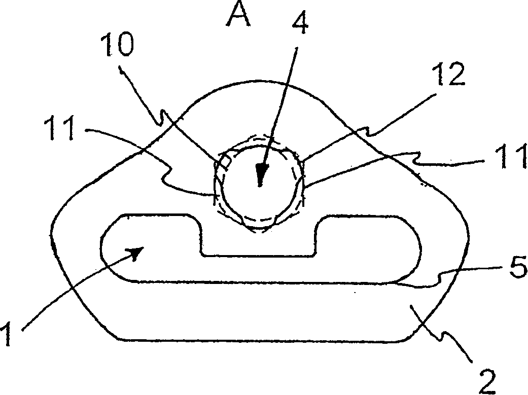 Deflecting device for a safety belt