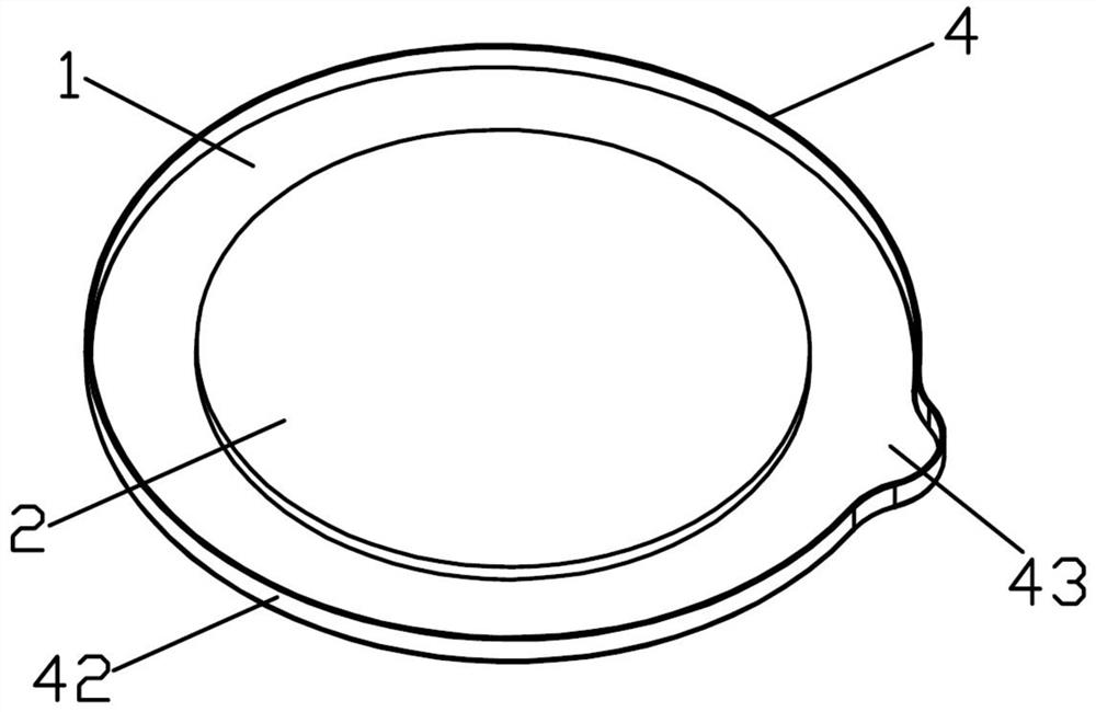 Disposable auscultation pasting film