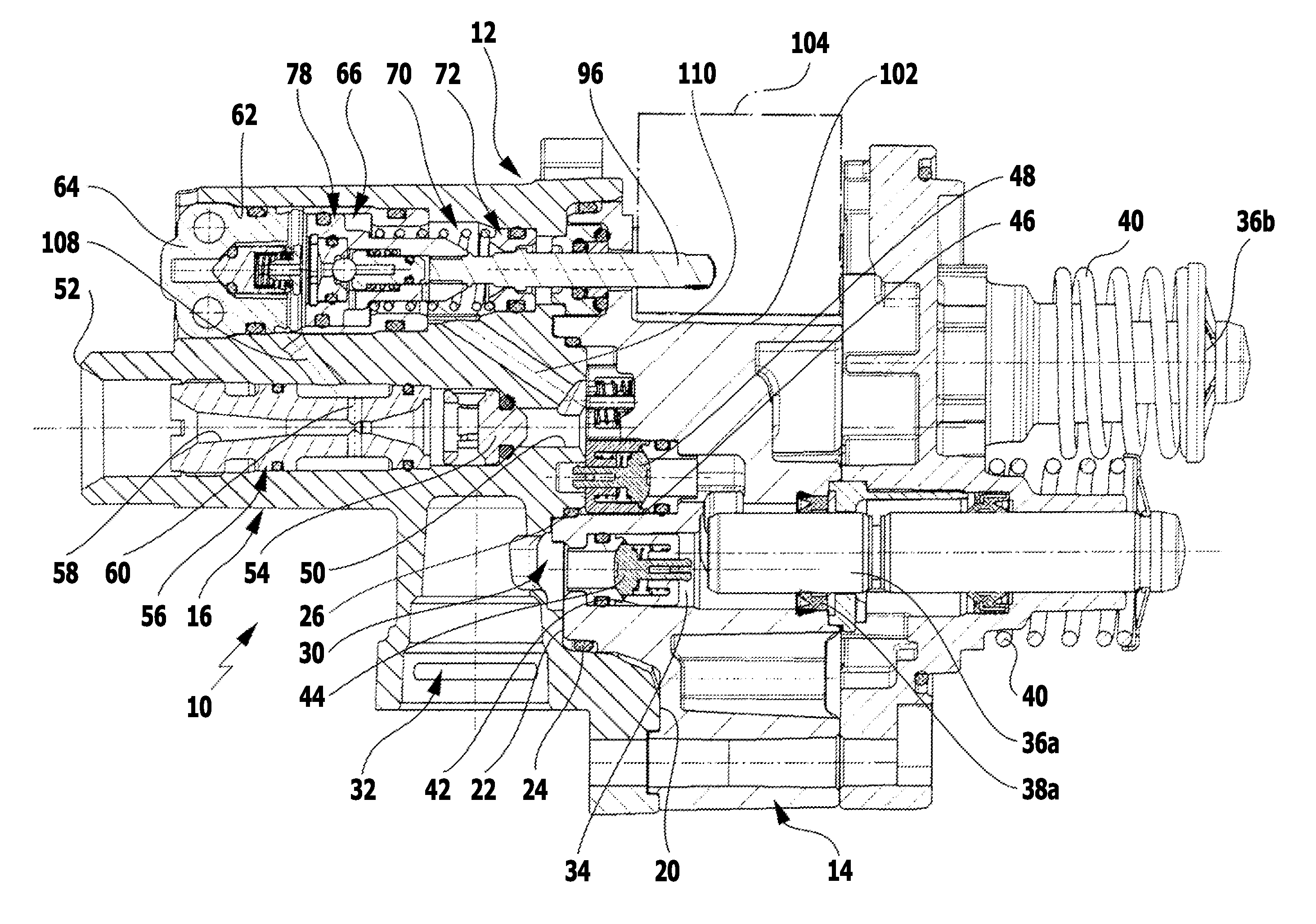 Pump for a high-pressure cleaning device