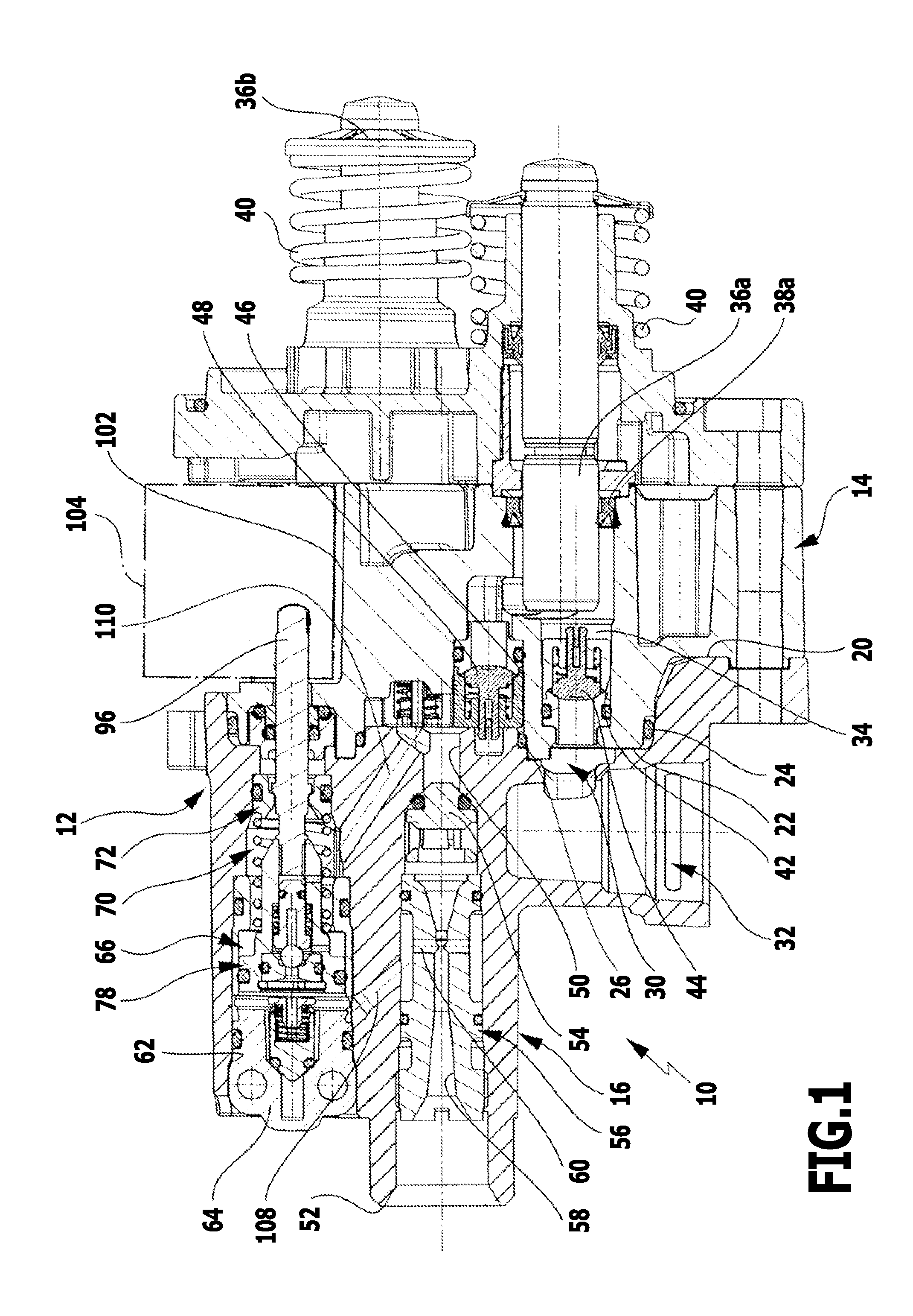 Pump for a high-pressure cleaning device