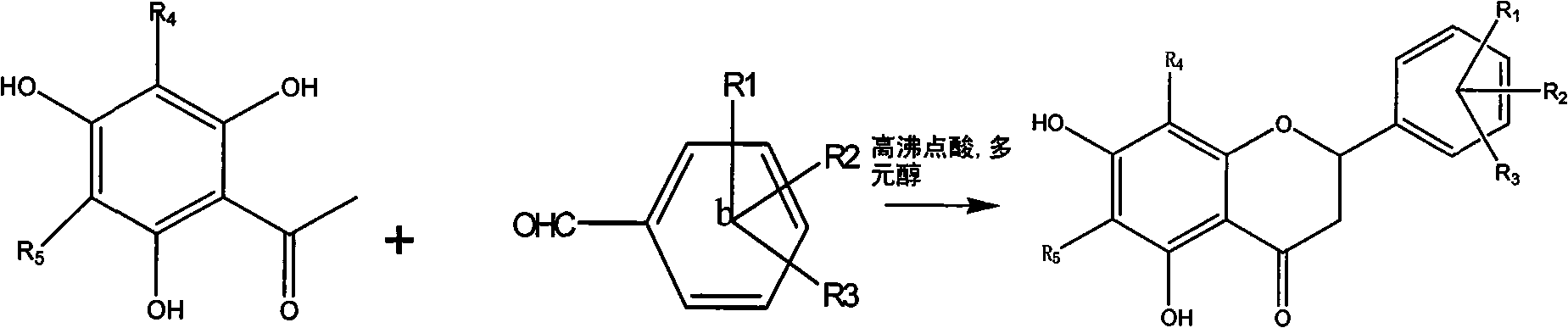 Flavanone derivatives, preparation method and use thereof