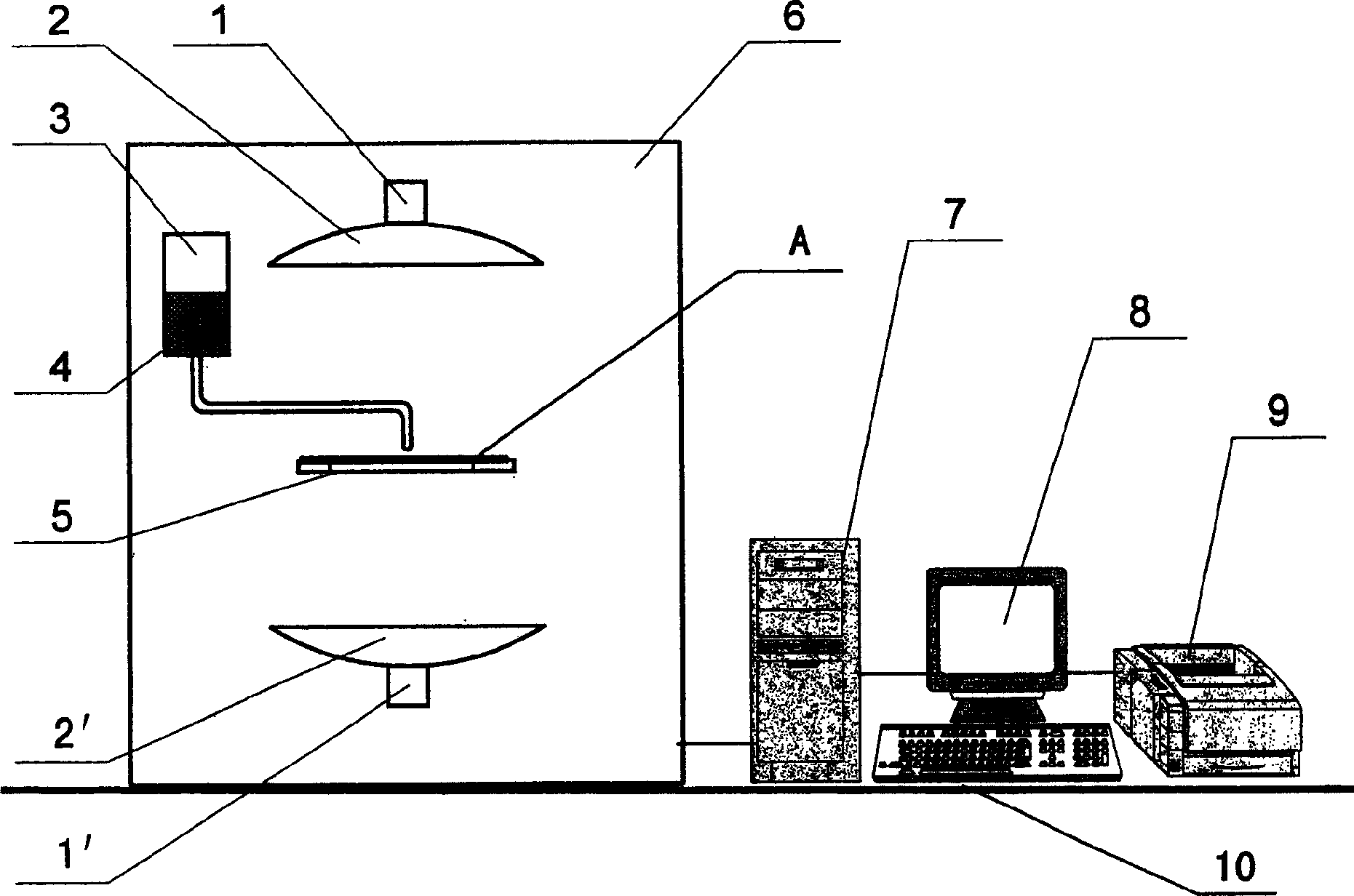 Novel device and method for detecting wetness conducting performance of fabric