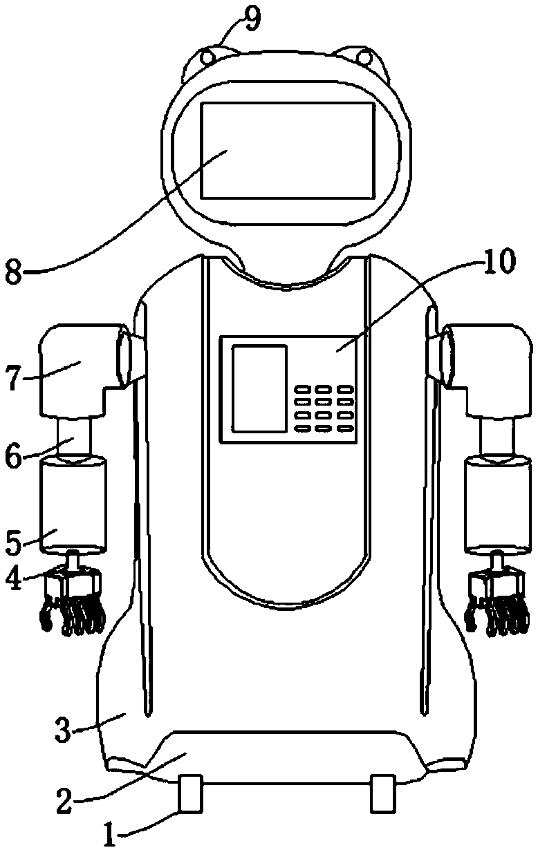 Intelligent traditional Chinese medicine diagnosis and treatment robot and use method thereof