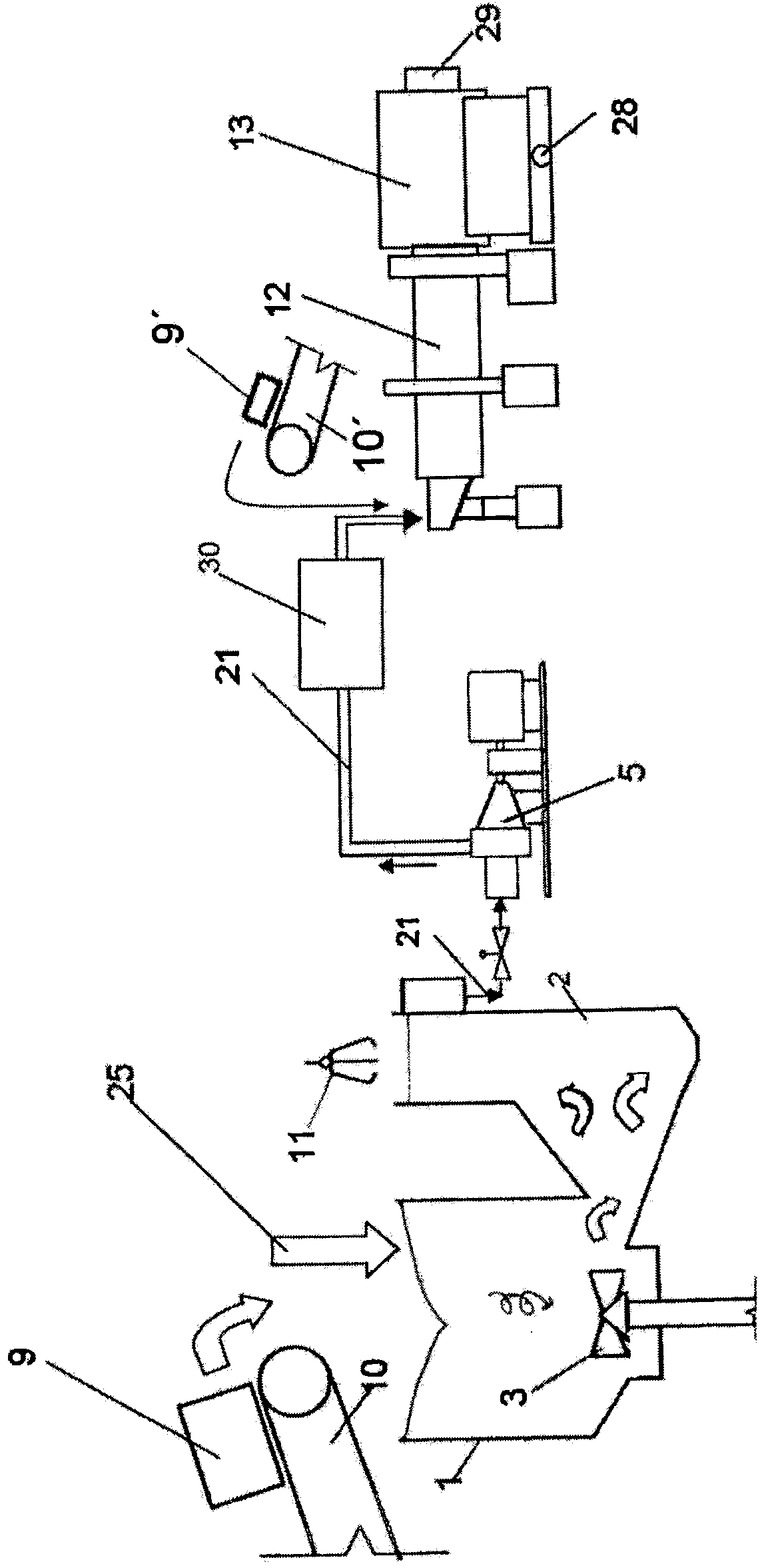 Method for decomposing fiber material