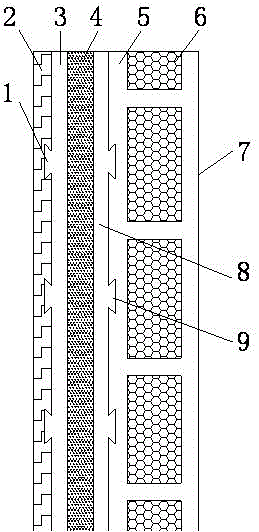 Building energy-conservation fire-protecting heat-preservation movable wall