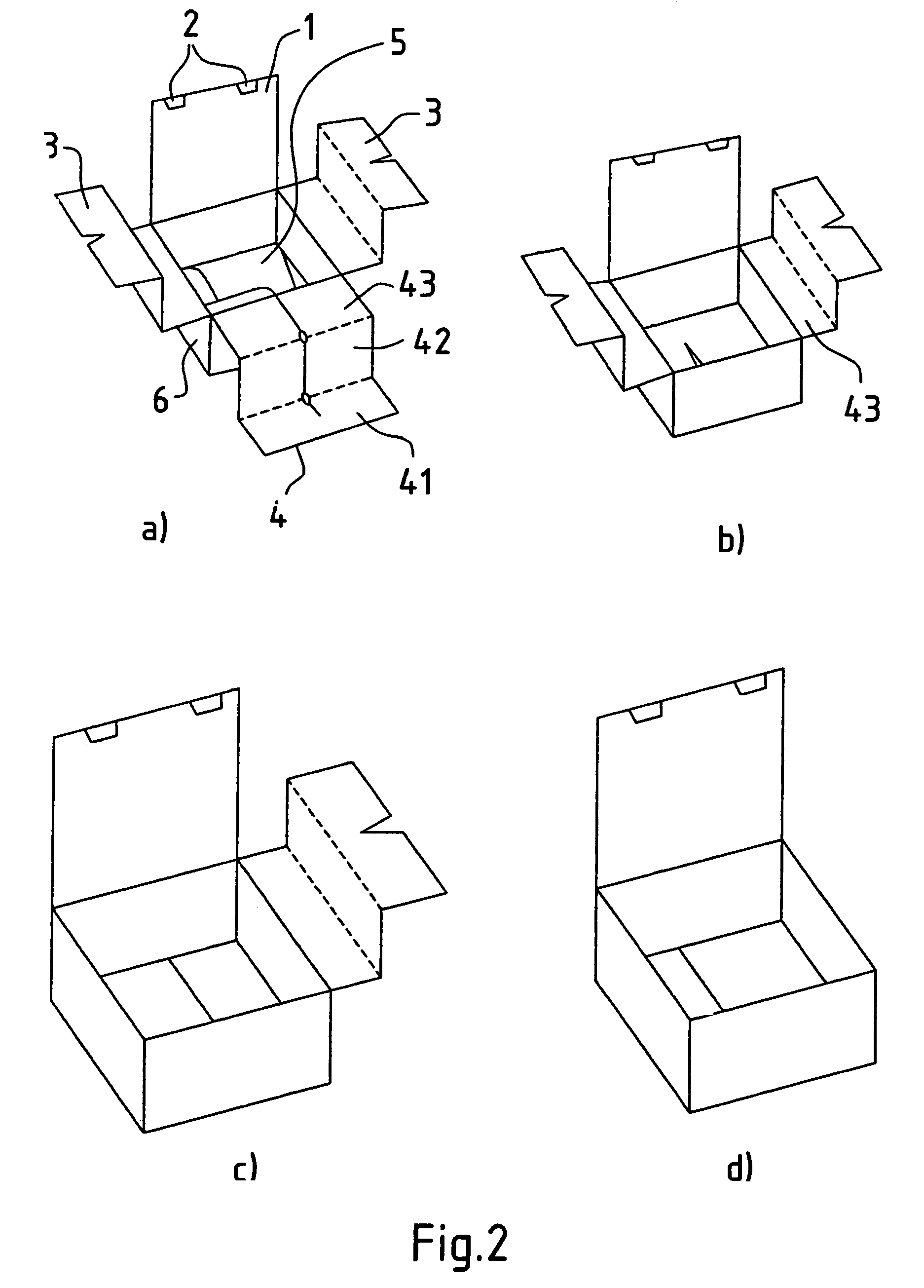 Shipping box for objects