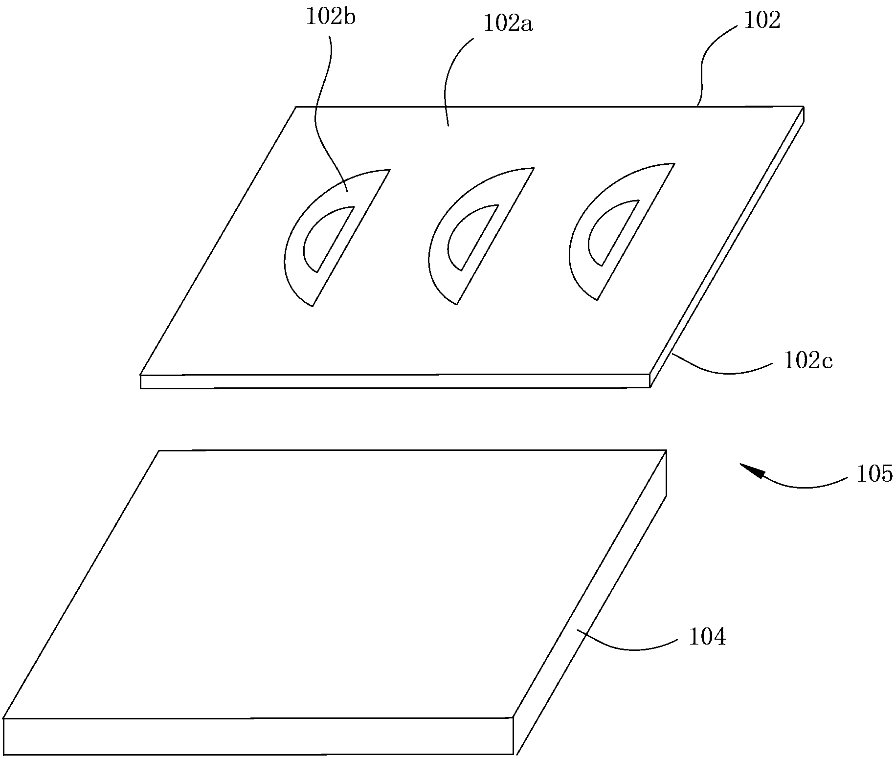 Three-dimensional concave-convex grain printing process