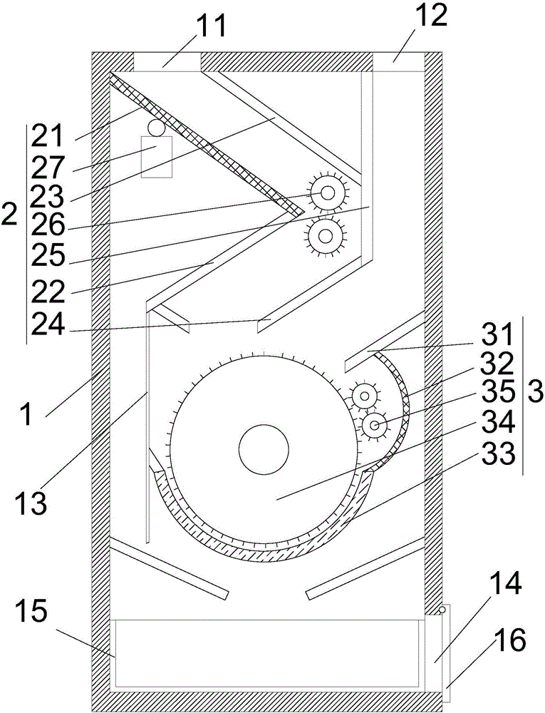 Fine scutching machine