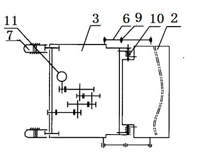 Translation and overturn drive device for vehicle-mounted navigation system