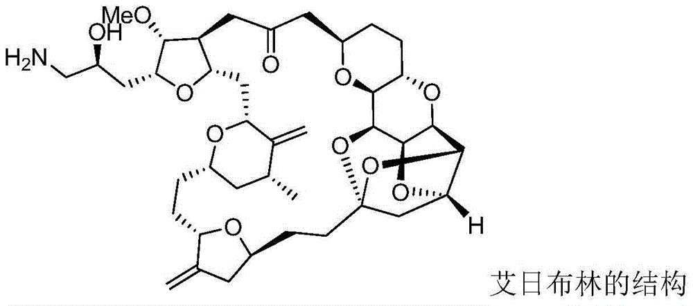 Intermediate for preparing eribulin and preparation method thereof