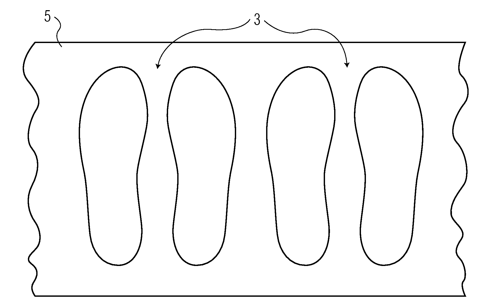 Method and Apparatus for Applying Flocking to the Outsole of Shoe Under Pressure