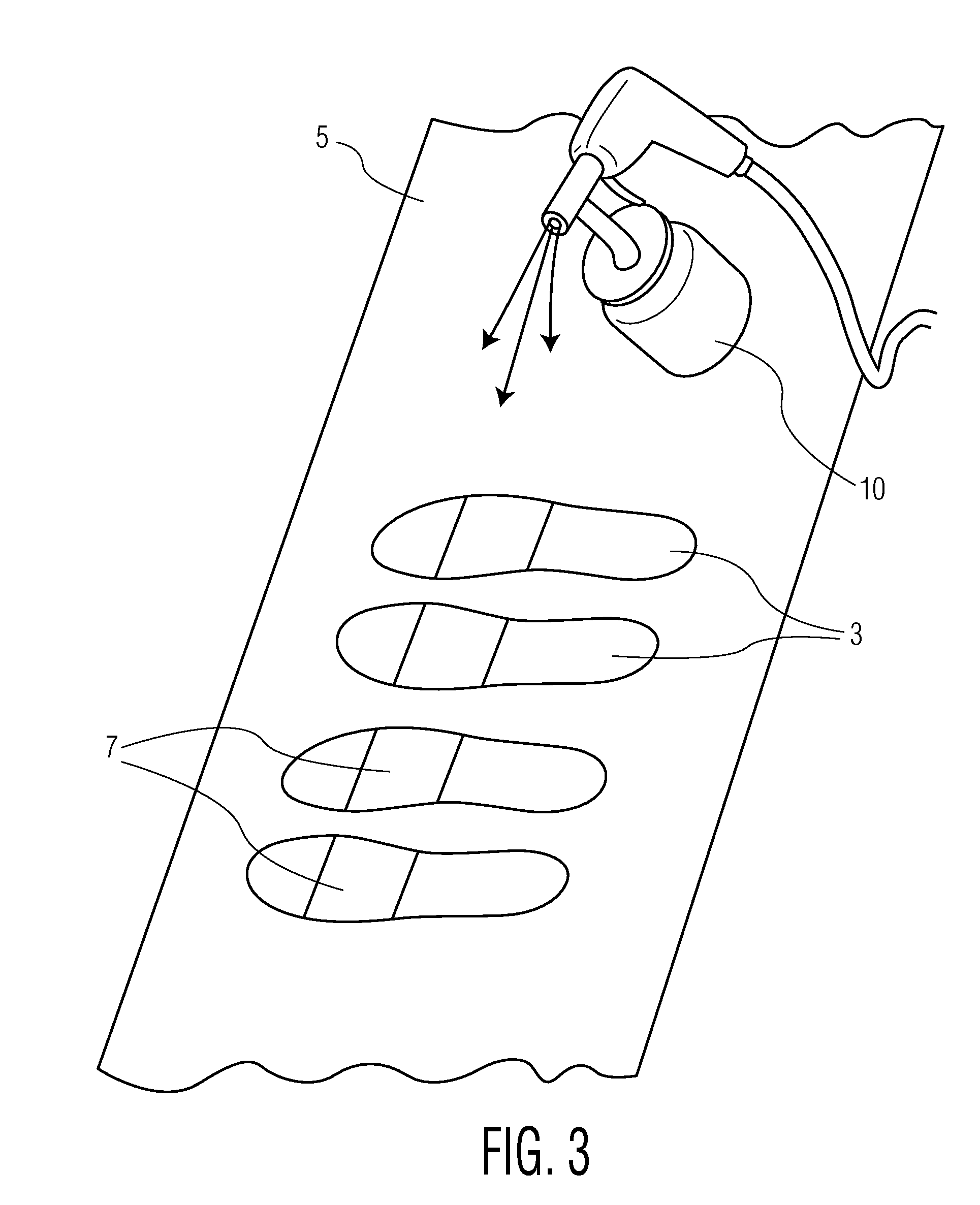 Method and Apparatus for Applying Flocking to the Outsole of Shoe Under Pressure