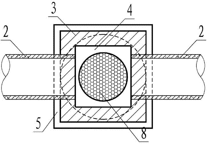 Combined rainwater seepage well and construction method