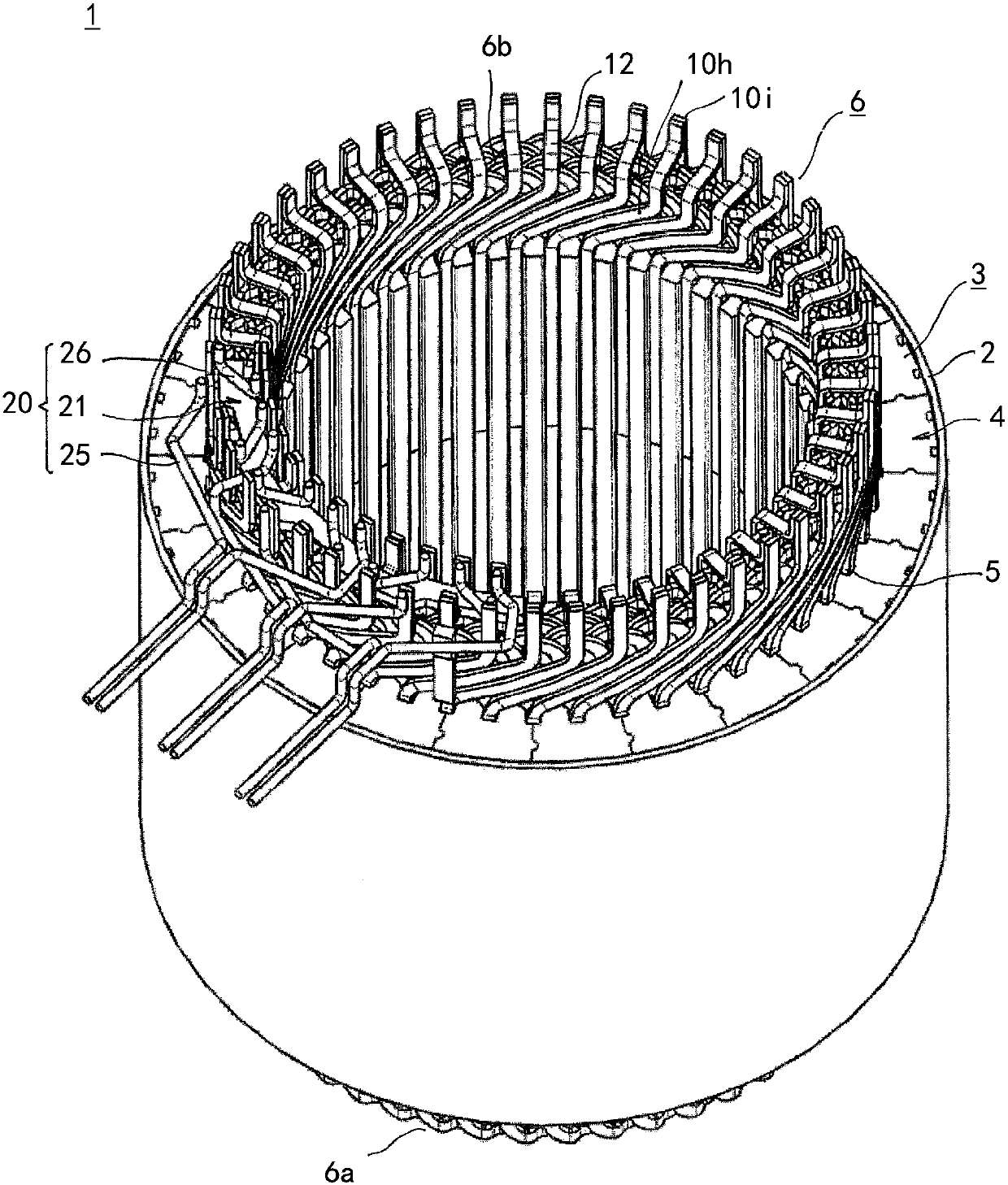 Stator of a rotating electrical machine