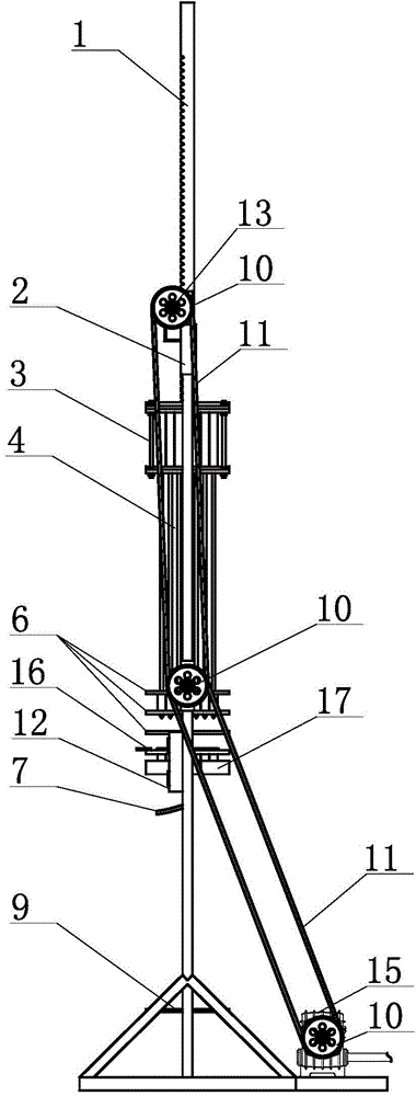 Handheld firework mounting machine