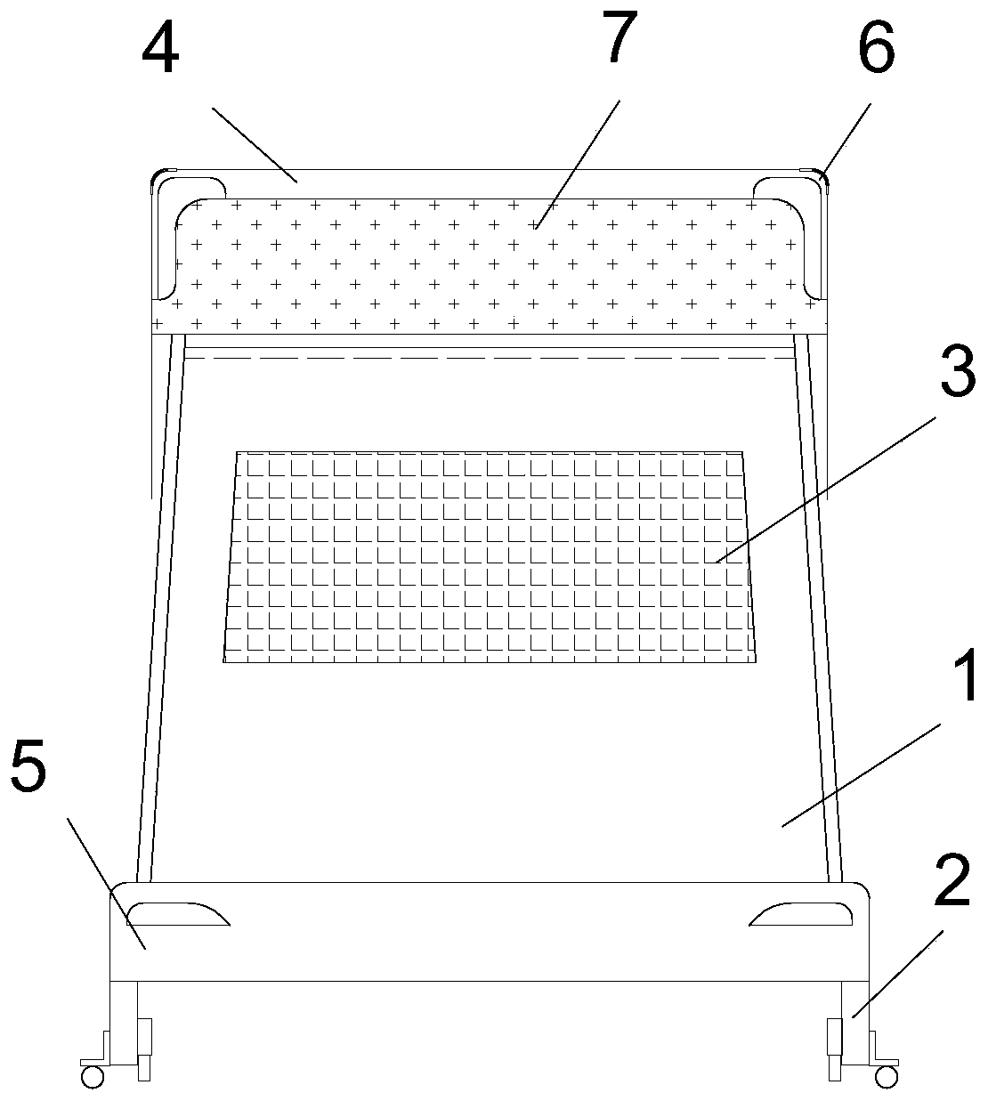 Intelligent old-care rehabilitation nursing bed