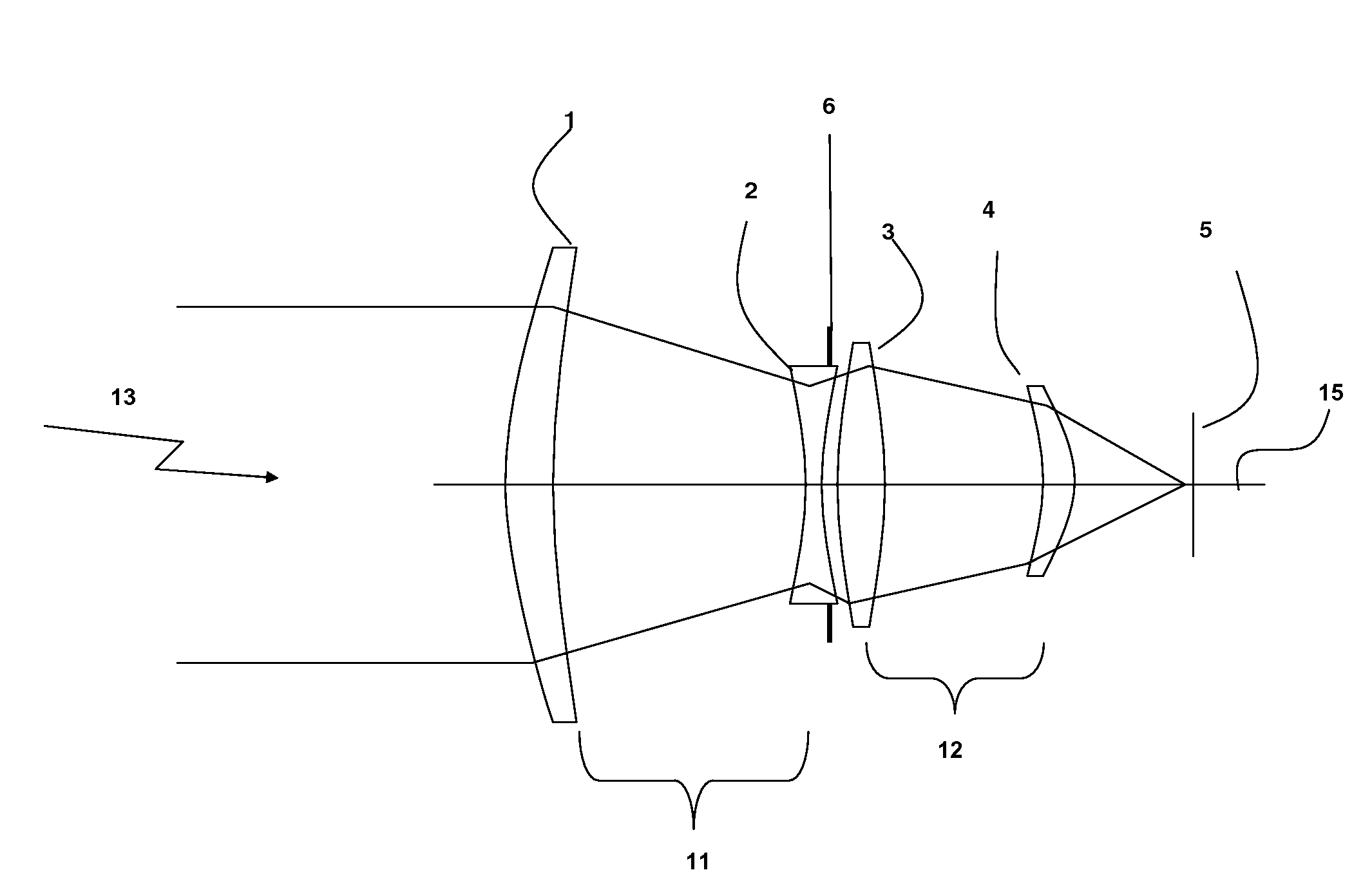 Short infrared zoom lens system