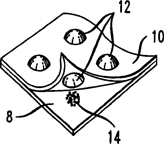 Article comprising a diffuser with flow control features