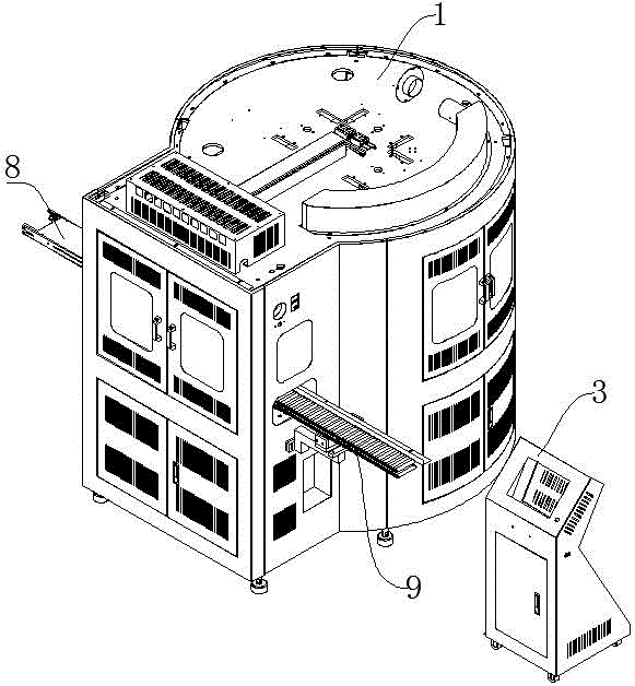 Intelligent screen printing machine for special-shaped bottles