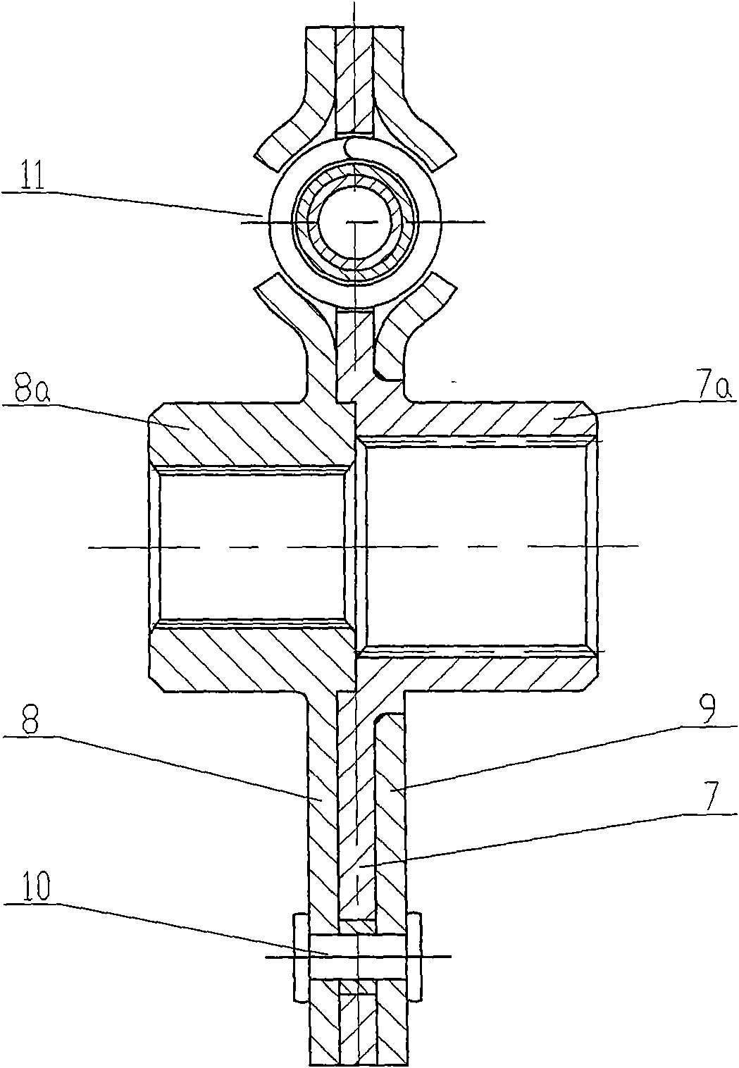 Shock absorption structure on electric car coupler