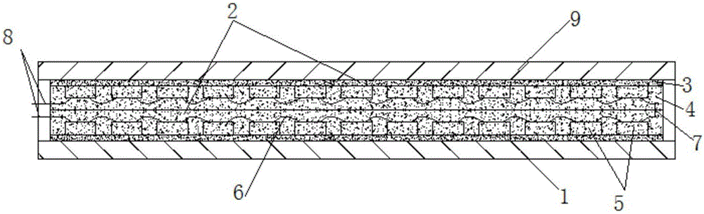 Three-dimensional luminophor lamp adopting light-transmitting materials for heat conduction and heat dissipation and manufacturing method thereof