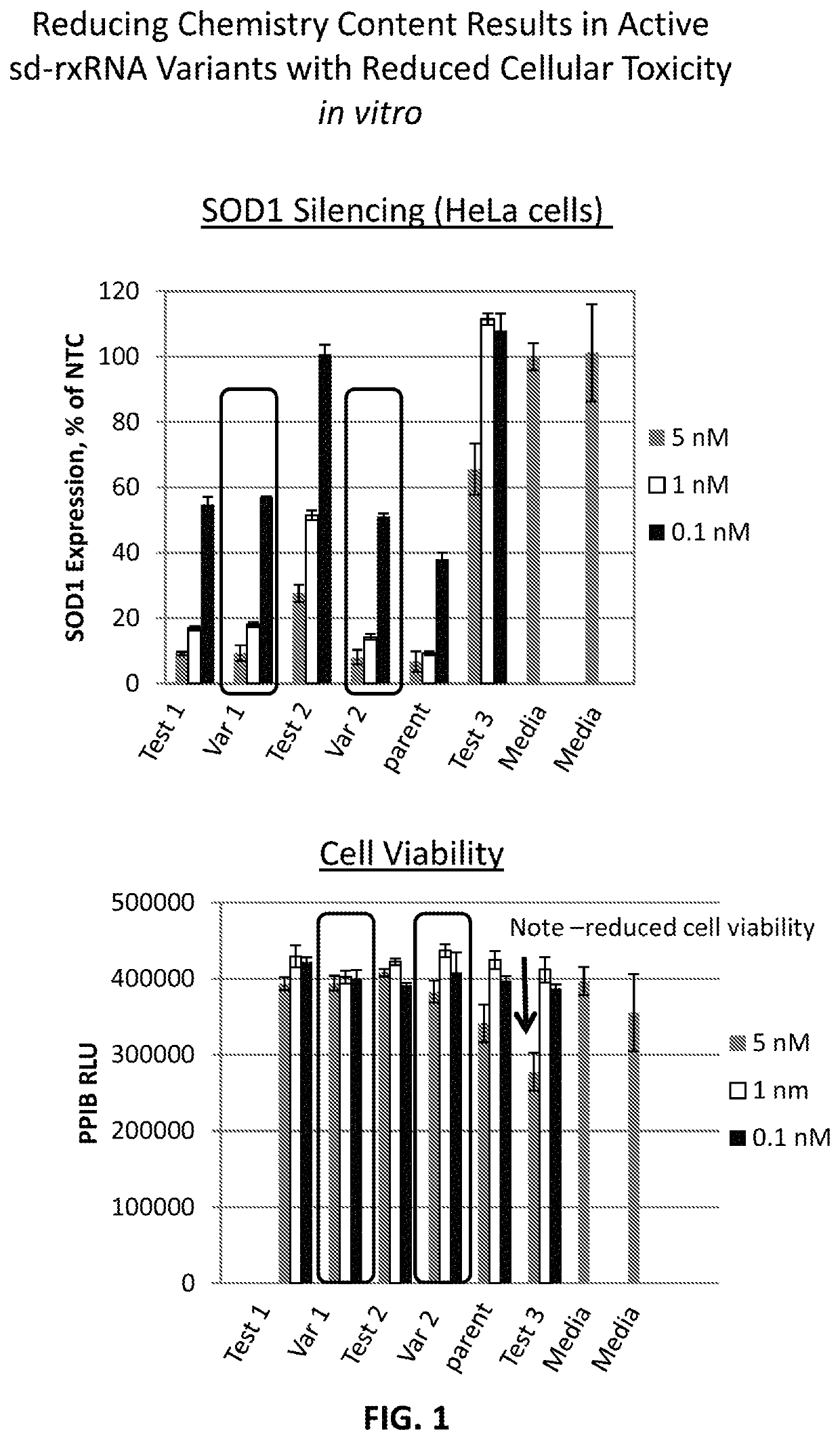 Methods for treating neurological disorders using a synergistic small molecule and nucleic acids therapeutic approach