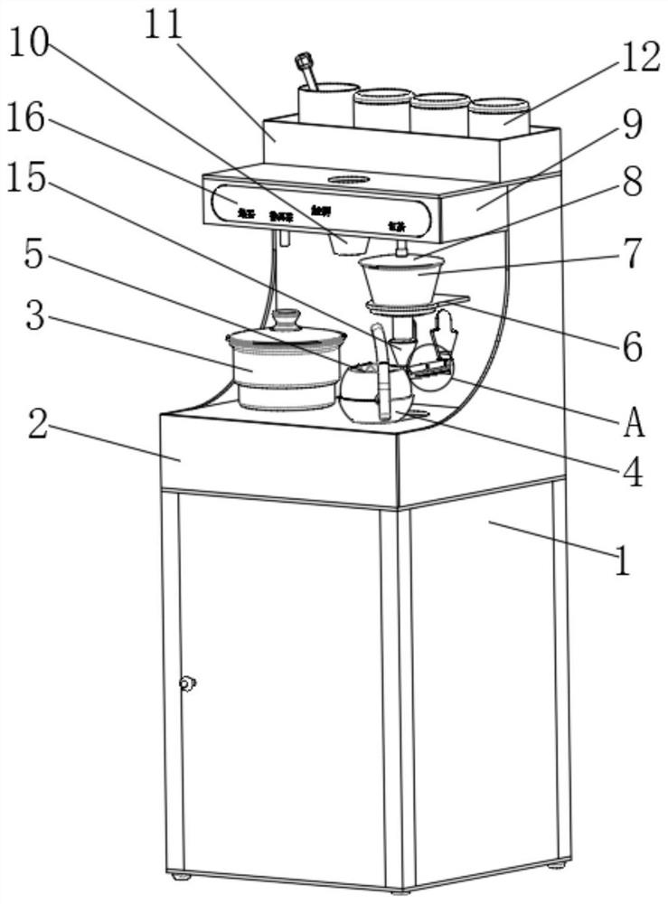 Software-controlled automatic tea making machine and tea art method thereof