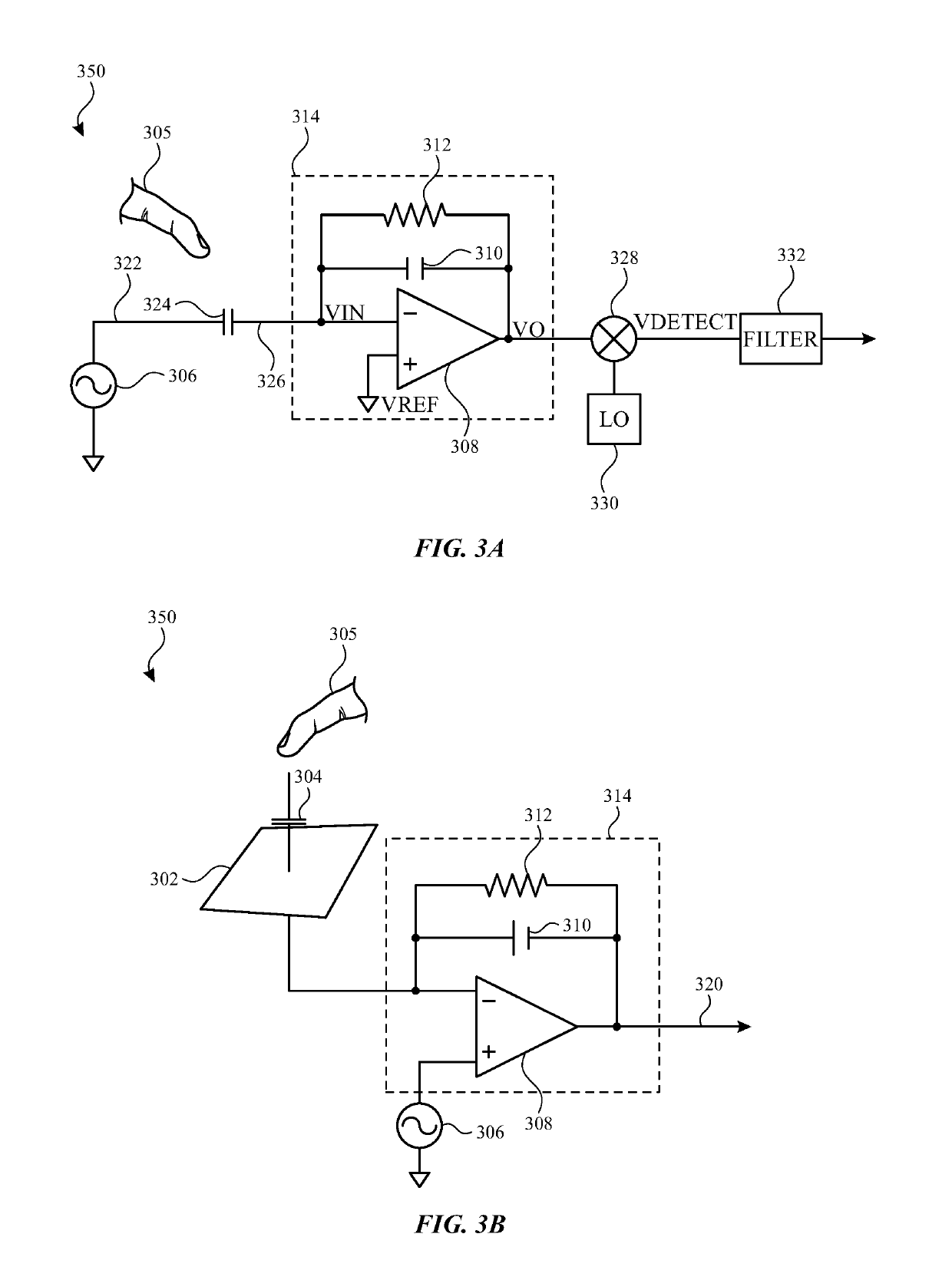 High aspect ratio capacitive sensor panel