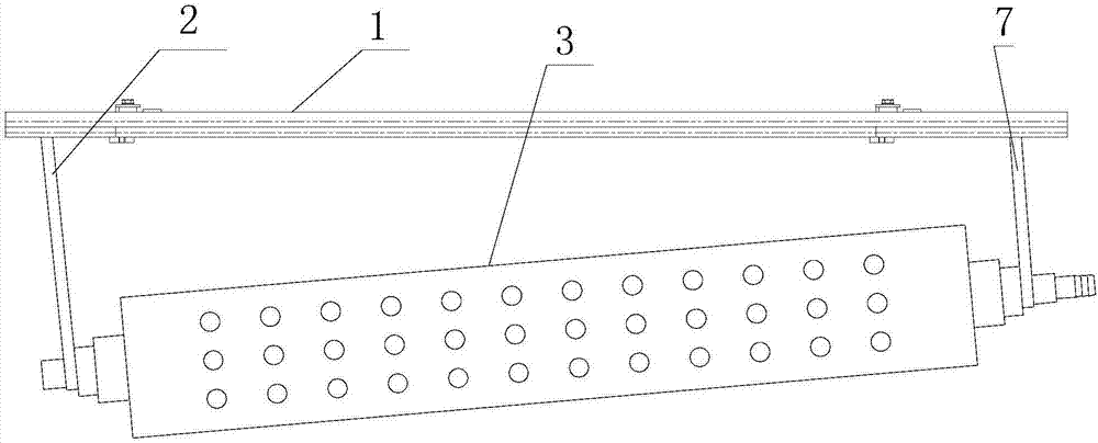 An air-suction drum-type peanut picking device