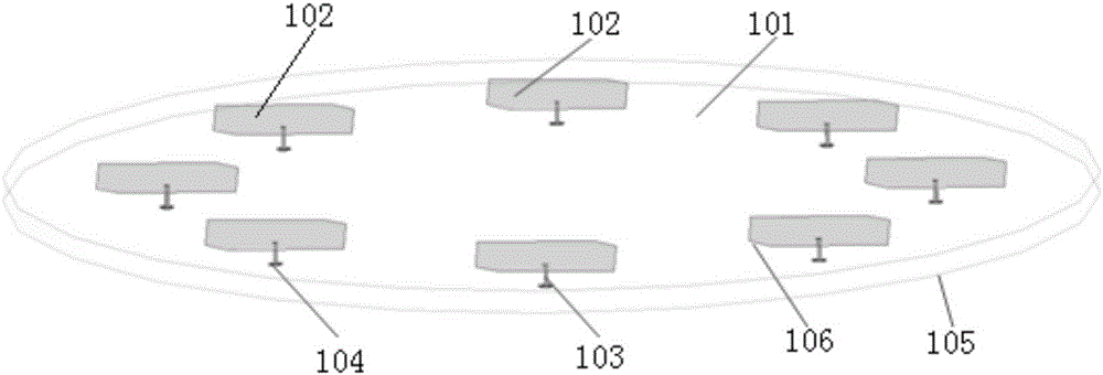 Multi-modal orbital angular momentum (OAM) vortex electromagnetic wave microstrip array antenna