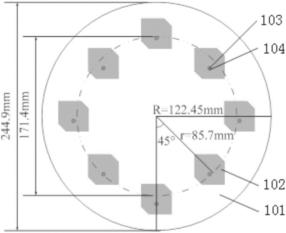 Multi-modal orbital angular momentum (OAM) vortex electromagnetic wave microstrip array antenna