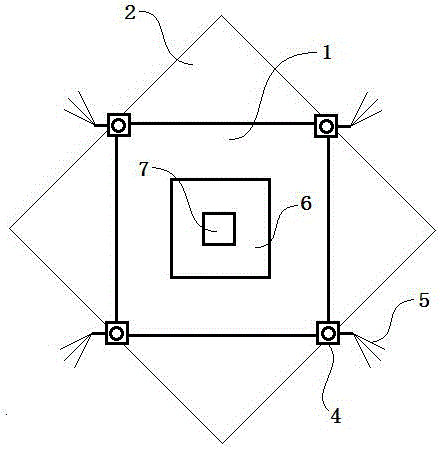 Automatic endurance charging pile for rotor wing unmanned aerial vehicle and automatic endurance method therefor